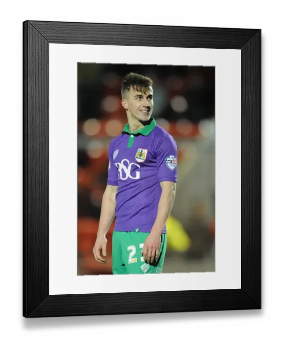 Framed Print : Bristol City's Joe Bryan in Action Against Leyton Orient, Sky Bet League One, 2015