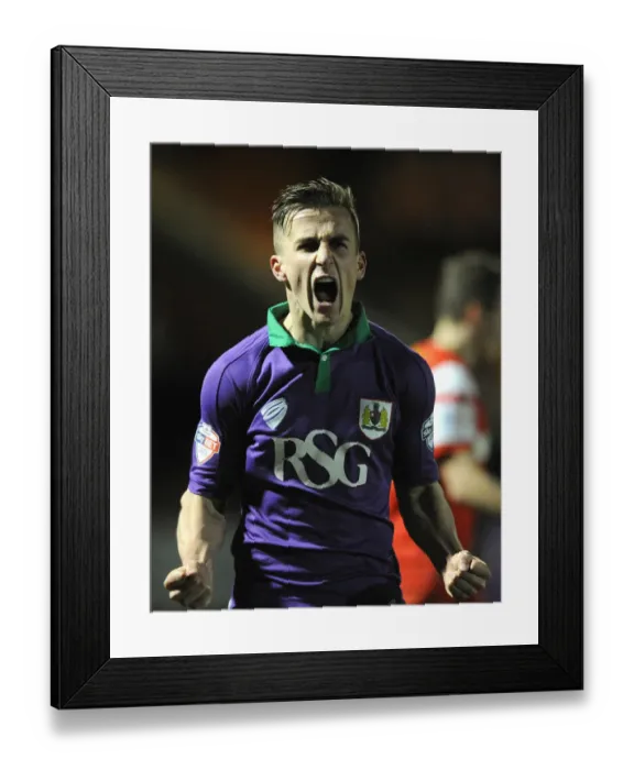 Framed Print : Bristol City's Joe Bryan Assists Aaron Wilbraham's Goal vs. Leyton Orient - Sky Bet League One, 2015 Framed Print : Bristol City's Joe Bryan Assists Aaron Wilbraham's Goal vs. Leyton Orient - Sky Bet League One, 2015