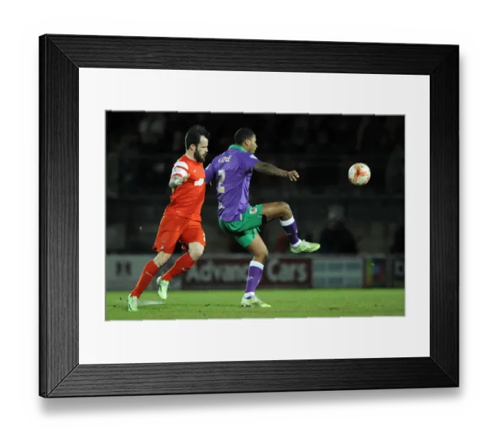 Framed Print : Mark Little Fends Off Chris Dagnall's Pressure During Leyton Orient vs. Bristol City Clash, Sky Bet League One Framed Print : Mark Little Fends Off Chris Dagnall's Pressure During Leyton Orient vs. Bristol City Clash, Sky Bet League One