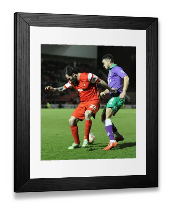 Framed Print : Derrick Williams Sneaky Nutmeg: Leyton Orient vs. Bristol City, 03.03.15 Framed Print : Derrick Williams Sneaky Nutmeg: Leyton Orient vs. Bristol City, 03.03.15