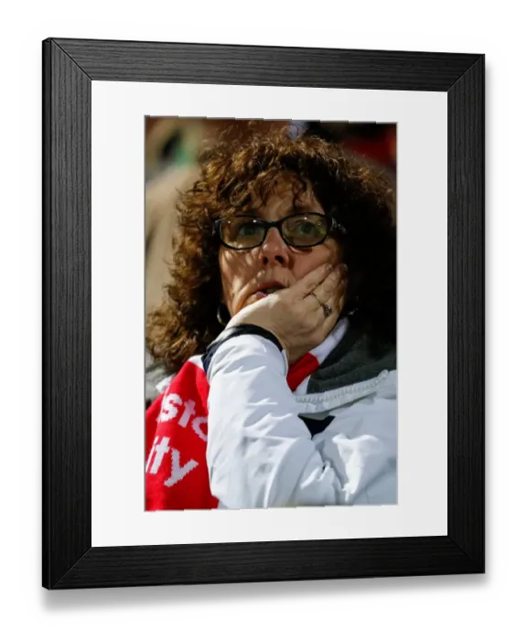 Framed Print : Bristol City Fan's Frustration at 0-0 Scoreline during Yeovil Town vs Bristol City Football Match, 2015 Framed Print : Bristol City Fan's Frustration at 0-0 Scoreline during Yeovil Town vs Bristol City Football Match, 2015