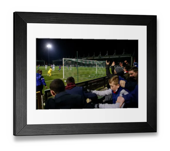 Framed Print : Bristol City's George Saville Scores Third Goal in Yeovil Town Victory