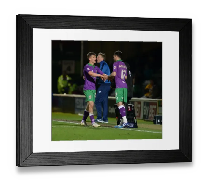 Framed Print : Bristol City: Bryan Off, Cunningham In - Yeovil Town vs Bristol City, Sky Bet League One