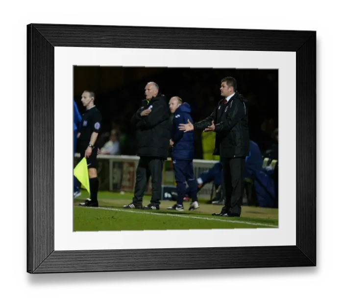 Framed Print : Steve Cotterill Directs Bristol City at Huish Park, 10-03-2015 (Yeovil Town vs Bristol City, Sky Bet League One) Framed Print : Steve Cotterill Directs Bristol City at Huish Park, 10-03-2015 (Yeovil Town vs Bristol City, Sky Bet League One)