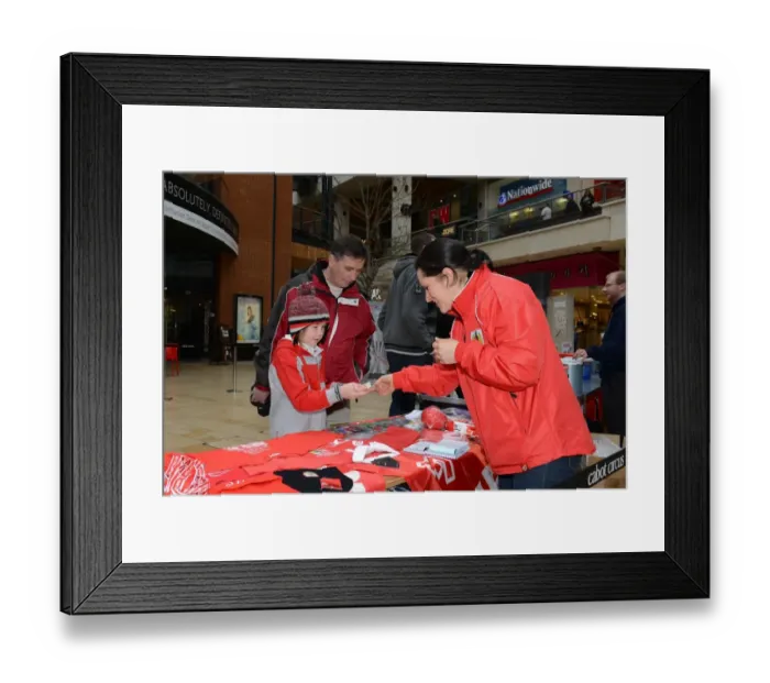 Framed Print : Bristol City v Cabot Circus 110315
