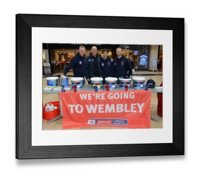 Framed Print : Bristol City vs. Johnstone's Paint Trophy Rivalry: A Football Showdown at Cabot Circus, March 2015 Framed Print : Bristol City vs. Johnstone's Paint Trophy Rivalry: A Football Showdown at Cabot Circus, March 2015