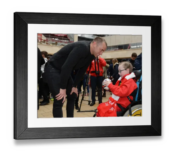 Framed Print : Deep in Thought: Aaron Wilbraham's Intense Conversation at Cabot Circus during Johnstones Paint Trophy Match Framed Print : Deep in Thought: Aaron Wilbraham's Intense Conversation at Cabot Circus during Johnstones Paint Trophy Match