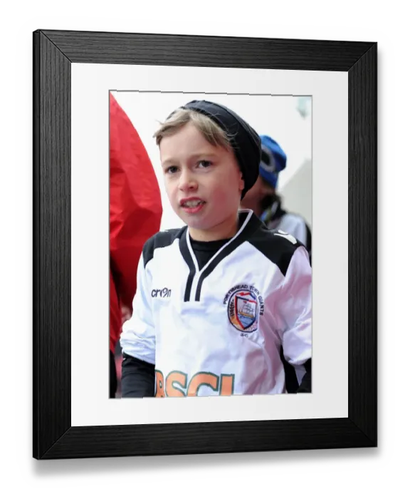 Framed Print : Bristol City Football Club: Half-Time Parade with Portishead Giants Player at Ashton Gate Stadium Framed Print : Bristol City Football Club: Half-Time Parade with Portishead Giants Player at Ashton Gate Stadium