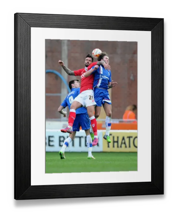 Framed Print : Intense Rivalry: Marlon Pack vs Amine Linganzi in Bristol City vs Gillingham Clash, Sky Bet League One, 2015 Framed Print : Intense Rivalry: Marlon Pack vs Amine Linganzi in Bristol City vs Gillingham Clash, Sky Bet League One, 2015