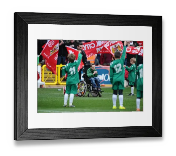 Framed Print : Bristol City Mascot at Ashton Gate during Sky Bet League One Match against Gillingham - March 14, 2015 Framed Print : Bristol City Mascot at Ashton Gate during Sky Bet League One Match against Gillingham - March 14, 2015