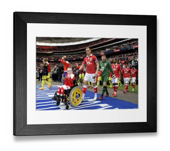 Framed Print : Bristol City FC on the Brink of Glory: The Excitement Before Kick-off at the Johnstone's Paint Trophy Final, Wembley Stadium (2015) Framed Print : Bristol City FC on the Brink of Glory: The Excitement Before Kick-off at the Johnstone's Paint Trophy Final, Wembley Stadium (2015)