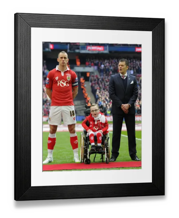 Framed Print : Unified at Wembley: Steve Cotterill, Oskar Pycroft, and Aaron Wilbraham Before the Johnstone's Paint Trophy Final Framed Print : Unified at Wembley: Steve Cotterill, Oskar Pycroft, and Aaron Wilbraham Before the Johnstone's Paint Trophy Final