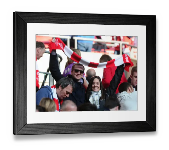 Framed Print : Bristol City FC Fans Celebrate Victory at Wembley Stadium (2015) Framed Print : Bristol City FC Fans Celebrate Victory at Wembley Stadium (2015)