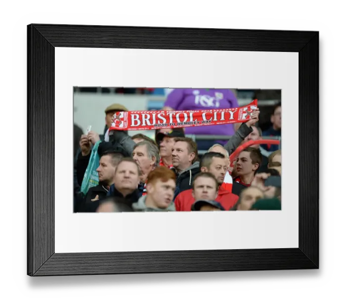 Framed Print : Bristol City FC: Triumphant Fans Celebrate Johnstone's Paint Trophy Victory at Wembley Framed Print : Bristol City FC: Triumphant Fans Celebrate Johnstone's Paint Trophy Victory at Wembley