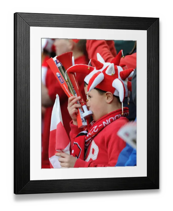Framed Print : Bristol City FC: Triumph at Wembley - Johnstone's Paint Trophy Final Celebration