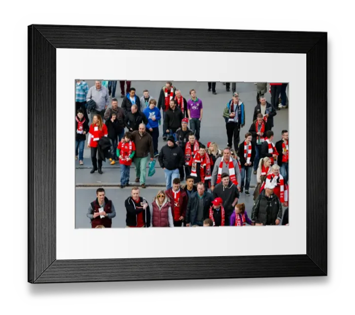 Framed Print : Thrilling Johnstones Paint Trophy Final: Bristol City vs Walsall at Wembley Stadium - Fans in Action Framed Print : Thrilling Johnstones Paint Trophy Final: Bristol City vs Walsall at Wembley Stadium - Fans in Action