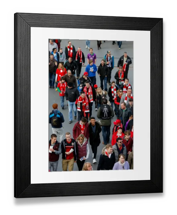 Framed Print : Thrilled Fans at the Johnstones Paint Trophy Final: Bristol City vs Walsall at Wembley Stadium Framed Print : Thrilled Fans at the Johnstones Paint Trophy Final: Bristol City vs Walsall at Wembley Stadium