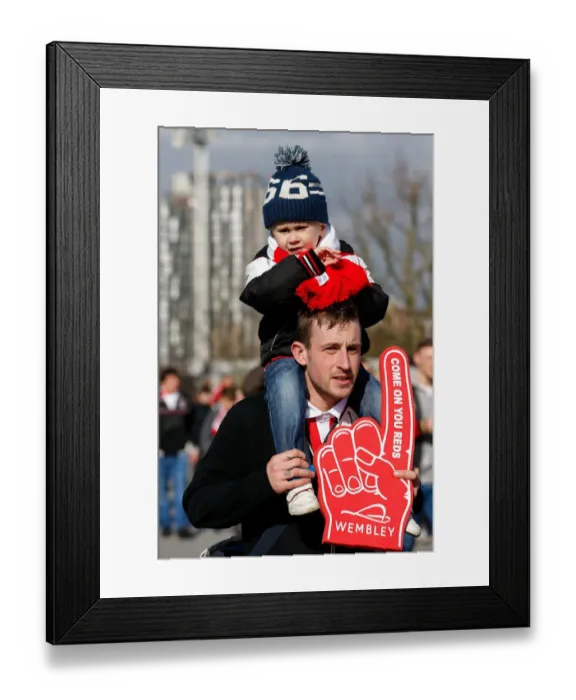 Framed Print : Thrilling Johnstones Paint Trophy Final: Fans in Action - Bristol City vs Walsall at Wembley Stadium Framed Print : Thrilling Johnstones Paint Trophy Final: Fans in Action - Bristol City vs Walsall at Wembley Stadium
