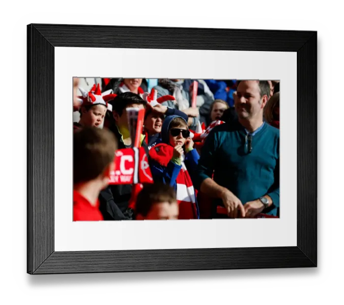 Framed Print : Triumphant Moment at Wembley: Bristol City FC's Johnstones Paint Trophy Victory