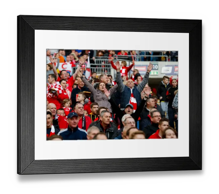 Framed Print : Triumphant Moment: Johnstones Paint Trophy Victory Celebrations at Wembley Stadium (2015) - Bristol City Fans Framed Print : Triumphant Moment: Johnstones Paint Trophy Victory Celebrations at Wembley Stadium (2015) - Bristol City Fans