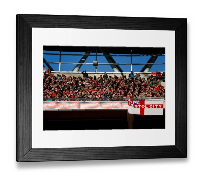 Framed Print : Thrilling Victory at Wembley: Bristol City FC Fans Celebrate Johnstones Paint Trophy Win Framed Print : Thrilling Victory at Wembley: Bristol City FC Fans Celebrate Johnstones Paint Trophy Win