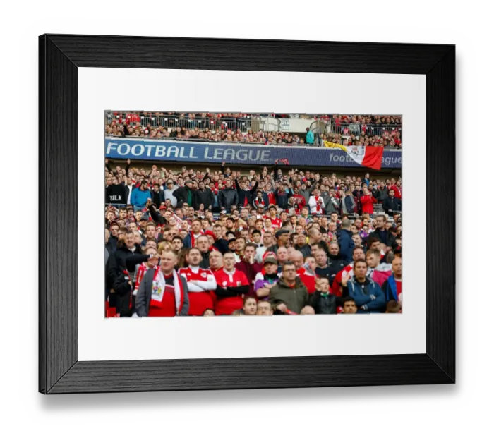 Framed Print : Bristol City FC's Thrilling Johnstones Paint Trophy Victory: A Sea of Celebrating Fans (JPT Final, Wembley Stadium) Framed Print : Bristol City FC's Thrilling Johnstones Paint Trophy Victory: A Sea of Celebrating Fans (JPT Final, Wembley Stadium)