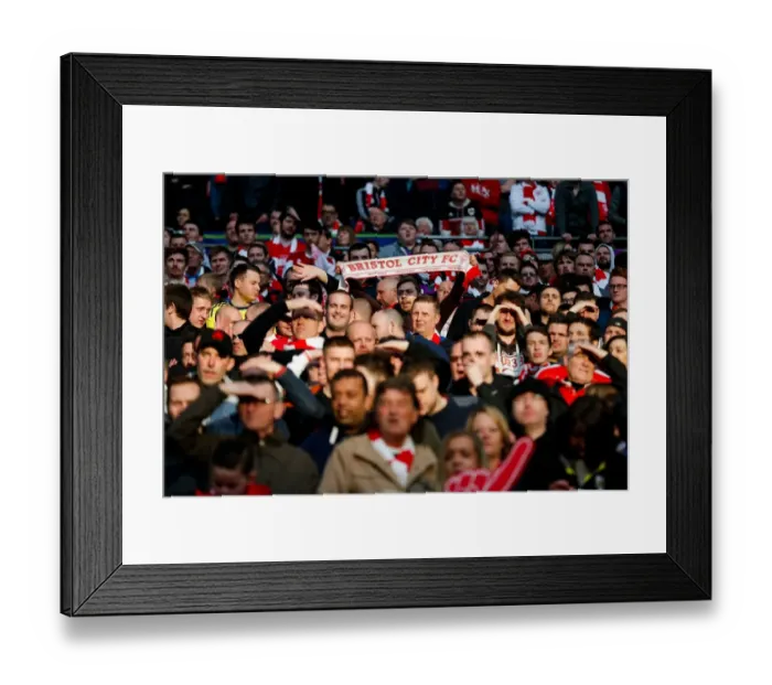 Framed Print : Triumph at Wembley: Ecstatic Bristol City Fans Celebrate Johnstones Paint Trophy Victory Framed Print : Triumph at Wembley: Ecstatic Bristol City Fans Celebrate Johnstones Paint Trophy Victory