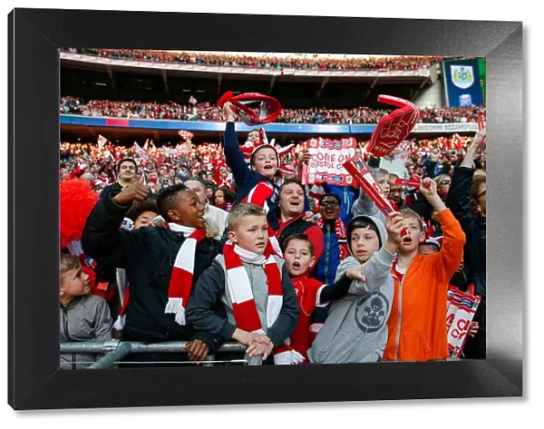 Bristol City FC: Triumphant Fans Celebrate 2-0 Win and Football League Trophy Victory at Wembley Stadium