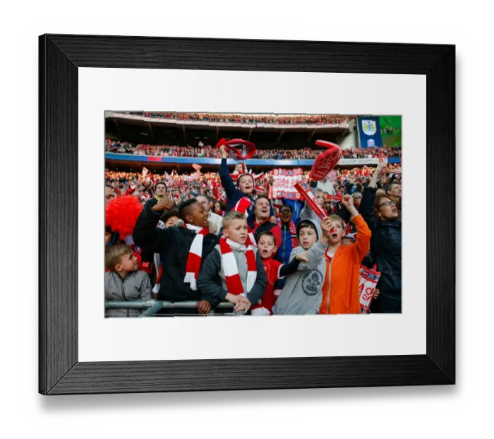 Framed Print : Bristol City FC: Triumphant Fans Celebrate 2-0 Win and Football League Trophy Victory at Wembley Stadium Framed Print : Bristol City FC: Triumphant Fans Celebrate 2-0 Win and Football League Trophy Victory at Wembley Stadium