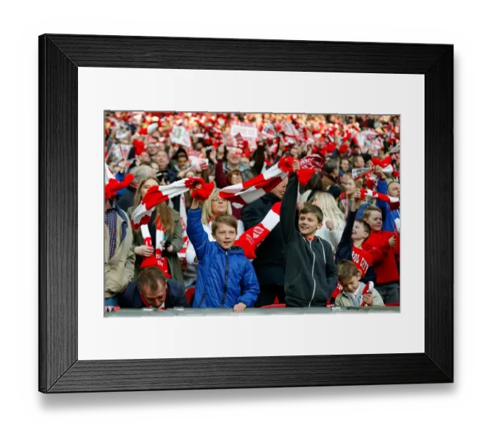 Framed Print : Bristol City FC's Glorious 2-0 Victory over Walsall in the Johnstones Paint Trophy Final: A Sea of Celebrating Supporters at Wembley Stadium Framed Print : Bristol City FC's Glorious 2-0 Victory over Walsall in the Johnstones Paint Trophy Final: A Sea of Celebrating Supporters at Wembley Stadium