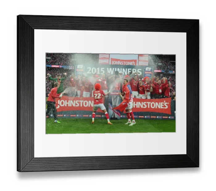 Framed Print : Bristol City FC's Glory at Wembley: Johnstone's Paint Trophy Victory Framed Print : Bristol City FC's Glory at Wembley: Johnstone's Paint Trophy Victory