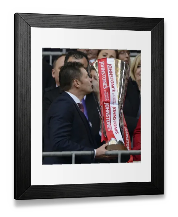 Framed Print : Bristol City FC: Steve Cotterill's Triumph in the Johnstone's Paint Trophy Framed Print : Bristol City FC: Steve Cotterill's Triumph in the Johnstone's Paint Trophy