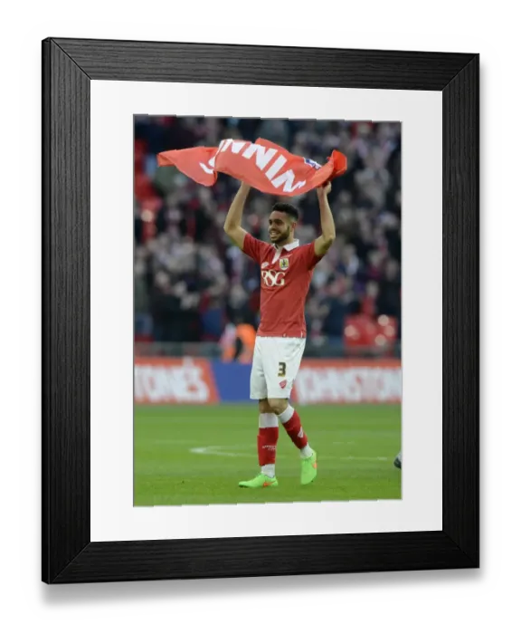 Framed Print : Bristol City's Aaron Wilbraham Celebrates Johnstone's Paint Trophy Victory Over Walsall at Wembley Stadium Framed Print : Bristol City's Aaron Wilbraham Celebrates Johnstone's Paint Trophy Victory Over Walsall at Wembley Stadium