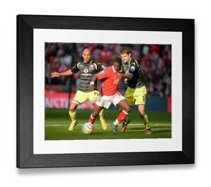 Framed Print : Bristol City's Kieran Agard in Action at the Johnstone's Paint Trophy Final, 2015 Framed Print : Bristol City's Kieran Agard in Action at the Johnstone's Paint Trophy Final, 2015