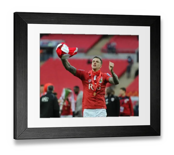 Framed Print : Bristol City FC: Aden Flint's Triumphant Johnstone Paint Trophy Victory Framed Print : Bristol City FC: Aden Flint's Triumphant Johnstone Paint Trophy Victory