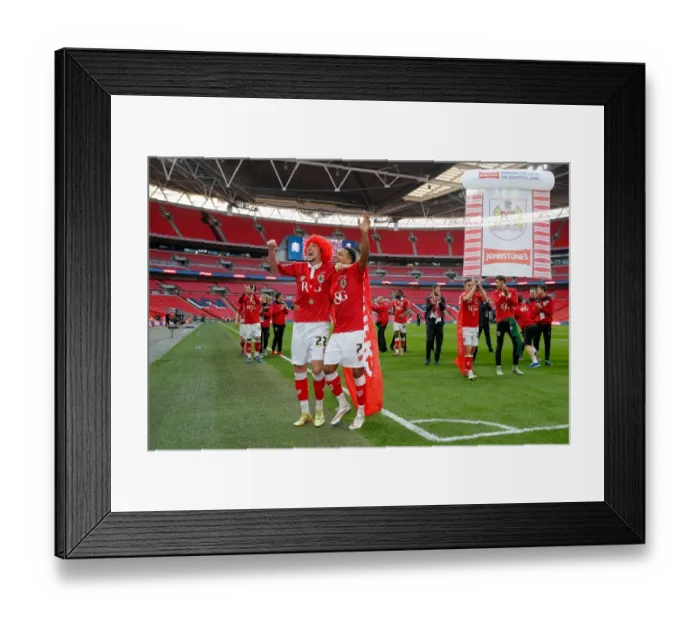 Framed Print : Bristol City FC: Luke Ayling and Korey Smith's Emotional Reaction to Johnstones Paint Trophy Victory over Walsall Framed Print : Bristol City FC: Luke Ayling and Korey Smith's Emotional Reaction to Johnstones Paint Trophy Victory over Walsall
