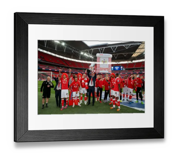 Framed Print : Matt Smith's Emotional 4-Goal Return: Bristol City's Johnstones Paint Trophy Victory at Wembley Framed Print : Matt Smith's Emotional 4-Goal Return: Bristol City's Johnstones Paint Trophy Victory at Wembley