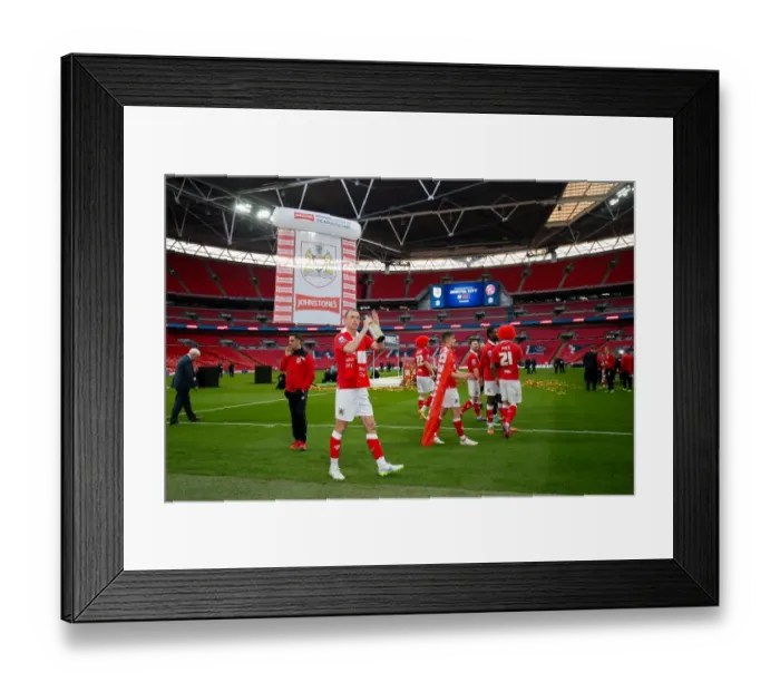 Framed Print : Bristol City FC: Aaron Wilbraham's Emotional 2-0 Johnstones Paint Trophy Victory at Wembley Stadium Framed Print : Bristol City FC: Aaron Wilbraham's Emotional 2-0 Johnstones Paint Trophy Victory at Wembley Stadium