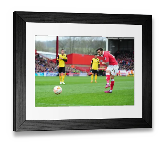 Framed Print : Marlon Pack Scores Penalty: Bristol City vs Barnsley, Sky Bet League One, 2015 Framed Print : Marlon Pack Scores Penalty: Bristol City vs Barnsley, Sky Bet League One, 2015