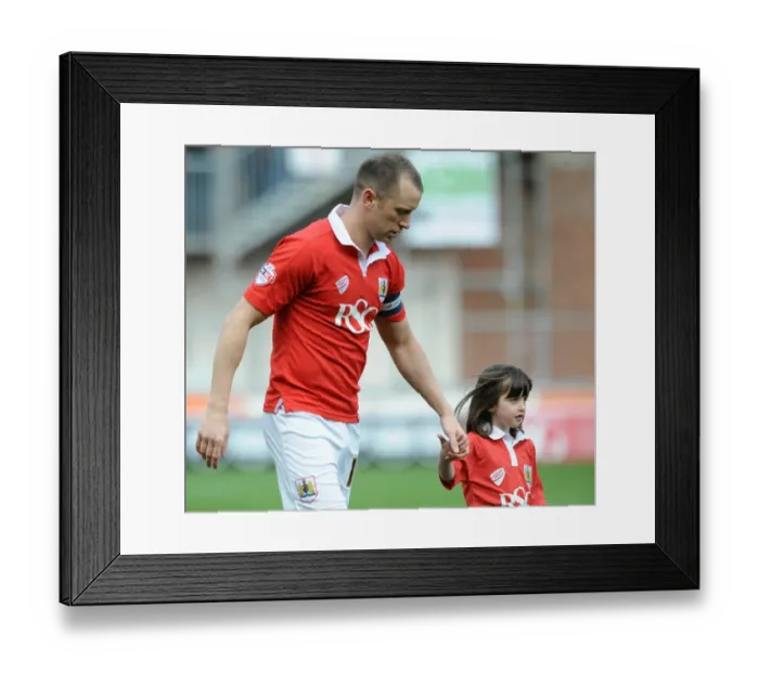 Framed Print : Bristol City Football Club: Aaron Wilbraham and Mascot Celebrate Win Against Barnsley, March 2015 Framed Print : Bristol City Football Club: Aaron Wilbraham and Mascot Celebrate Win Against Barnsley, March 2015