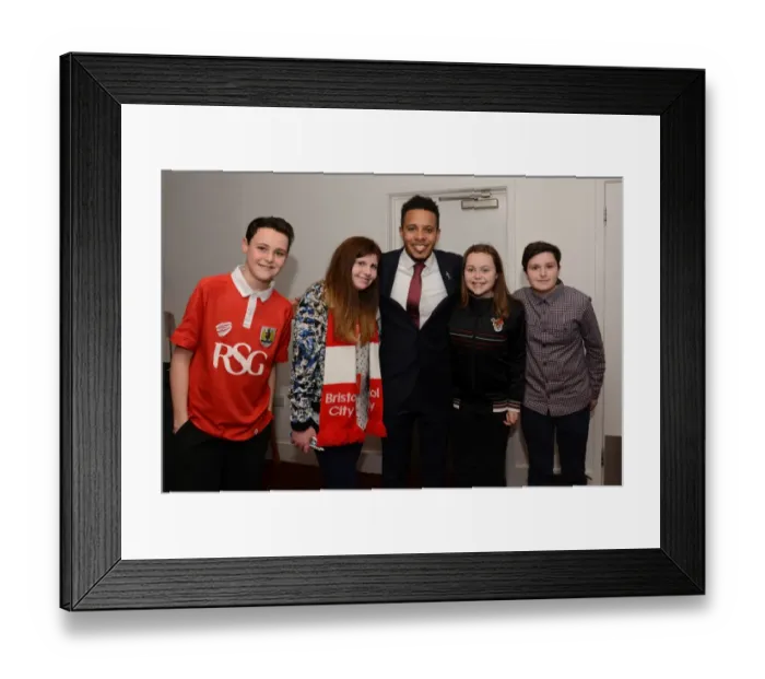 Framed Print : Bristol City FC: Man of the Match vs Barnsley (28 / 03 / 2015)