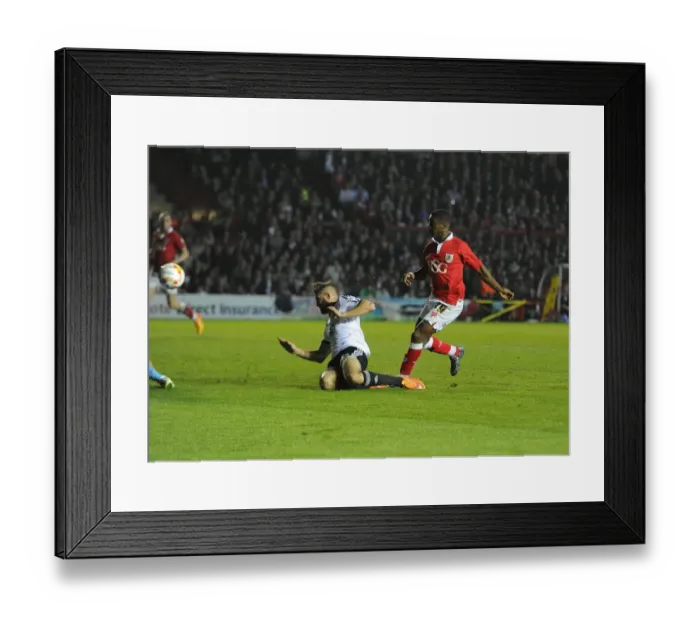Framed Print : Agard's Stunner: Bristol City vs Swindon Town, April 2015 - Opening Goal