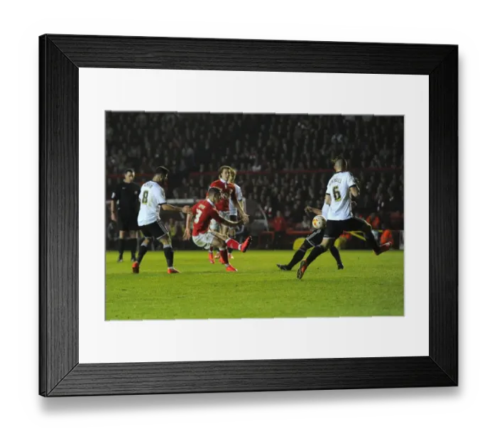 Framed Print : Last-Minute Drama: Joe Bryan Scores the Thriller for Bristol City Against Swindon Town Framed Print : Last-Minute Drama: Joe Bryan Scores the Thriller for Bristol City Against Swindon Town