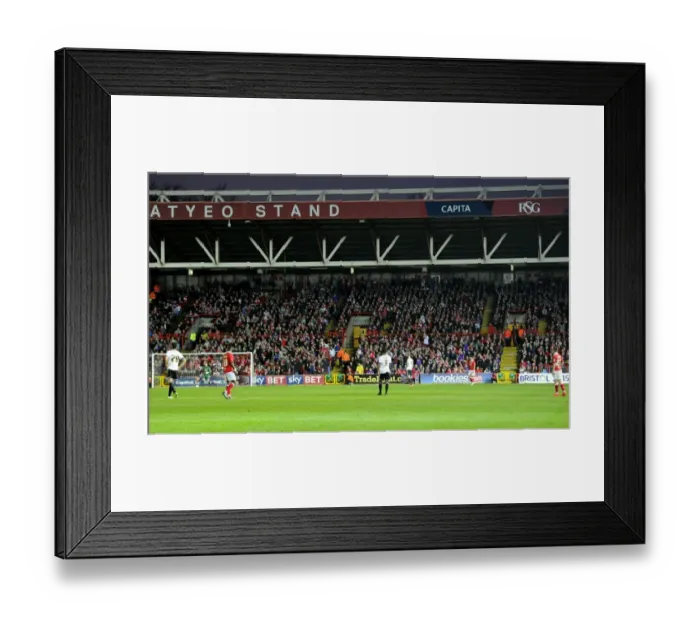 Framed Print : Bristol City Celebrates Victory Over Swindon Town, April 2015