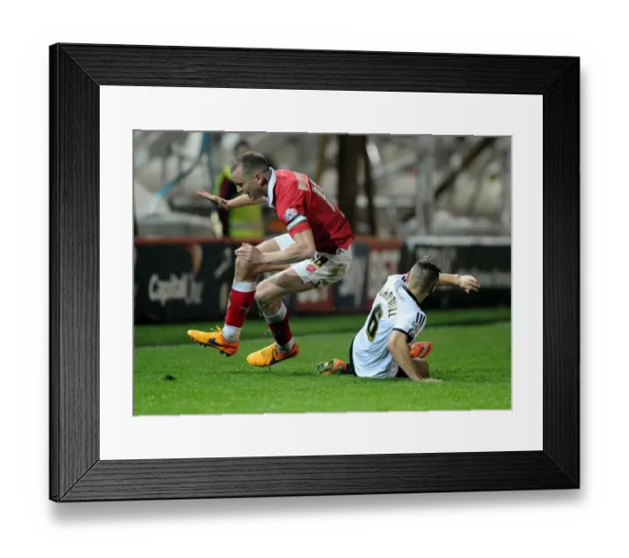 Framed Print : Bristol City vs Swindon Town: Wilbraham Foul by Turnbull, Sky Bet League One, Ashton Gate Framed Print : Bristol City vs Swindon Town: Wilbraham Foul by Turnbull, Sky Bet League One, Ashton Gate