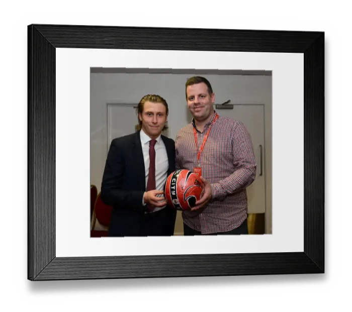 Framed Print : Man of the Match: Bristol City FC vs Swindon Town (07.04.2015)