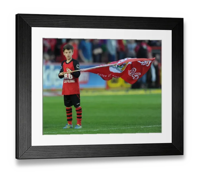 Framed Print : Bristol City Welcomes Swindon Town: Guard of Honor at Ashton Gate, April 2015