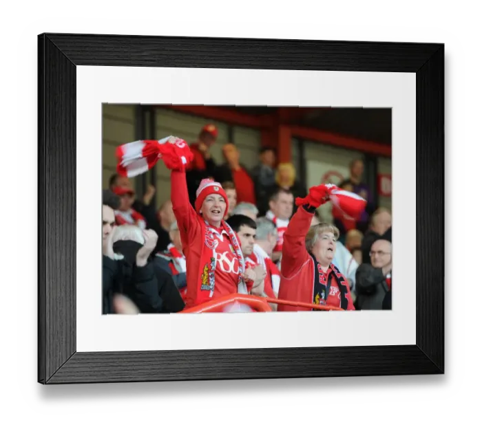 Framed Print : Bristol City Fans Cheering During Warm-Up at Ashton Gate Stadium, 07-04-2015 (Bristol City v Swindon Town, Sky Bet League One) Framed Print : Bristol City Fans Cheering During Warm-Up at Ashton Gate Stadium, 07-04-2015 (Bristol City v Swindon Town, Sky Bet League One)