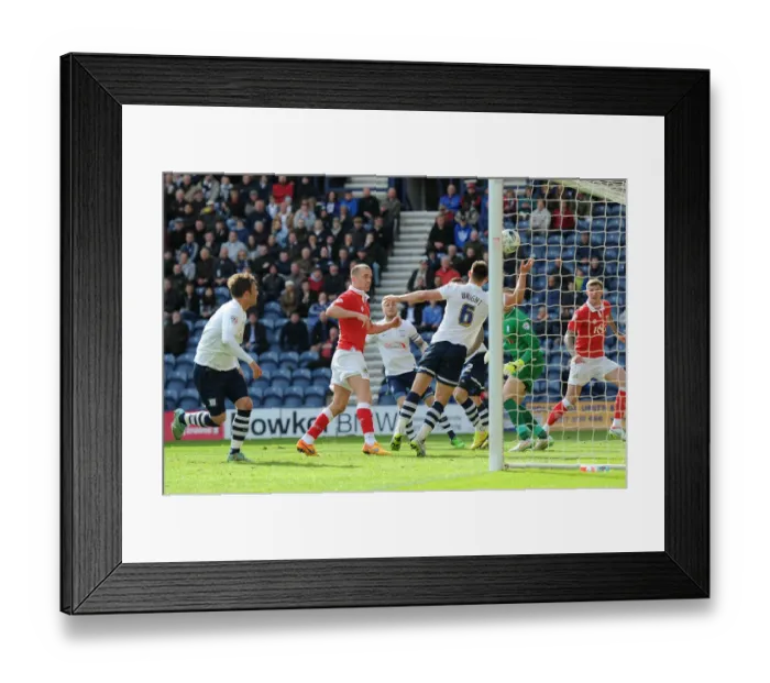 Framed Print : Aaron Wilbraham Scores the Equalizer: Preston North End vs. Bristol City, Sky Bet League One, 11-04-2015 Framed Print : Aaron Wilbraham Scores the Equalizer: Preston North End vs. Bristol City, Sky Bet League One, 11-04-2015