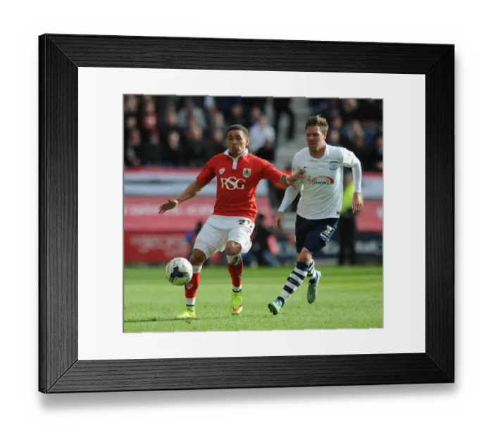 Framed Print : Clash at Deepdale: Tavernier vs. Laird